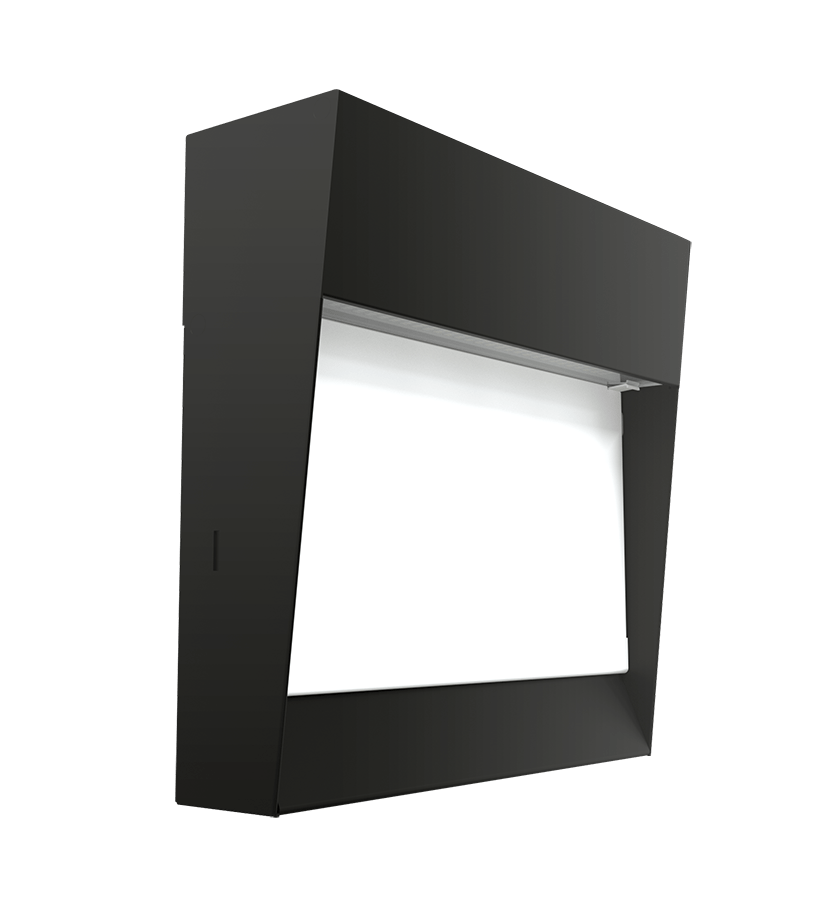 Rab W17 - 55L 50 watt LED Low - Profile Wallpack, 8.63" Tall x 12.5" Width x 2.75" Depth, 5000K, 5803 lumens, 50,000hr life, 120 - 277 Volt, Bronze Finish - Lighting Supply Guy