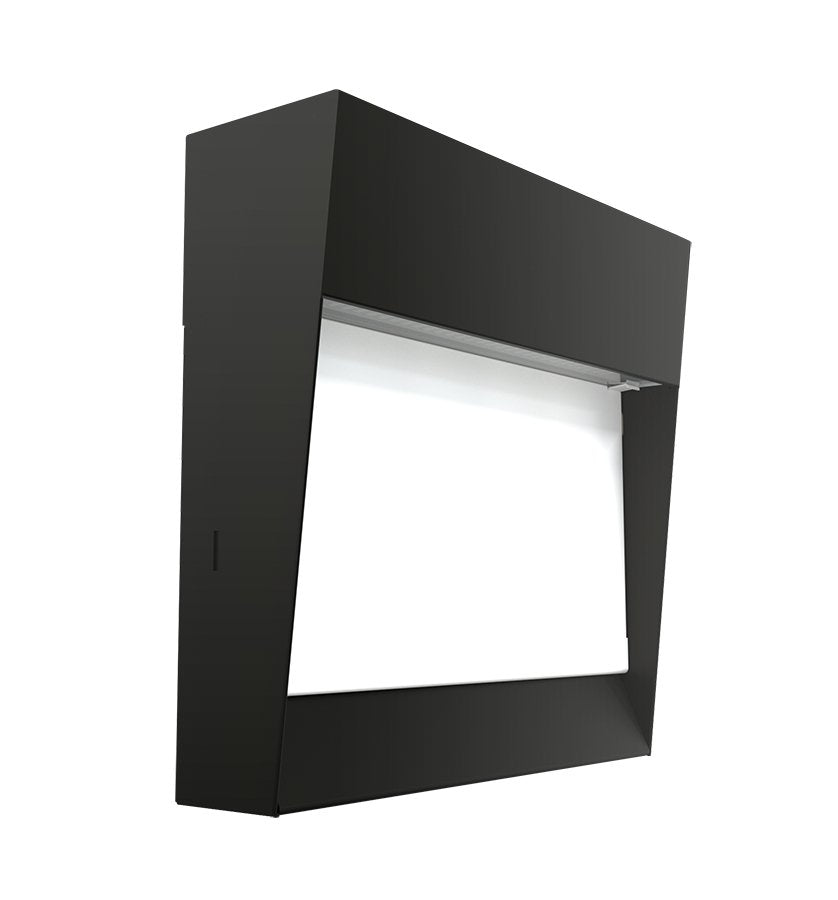 Rab W17 - 55L 50 watt LED Low - Profile Wallpack, 8.63" Tall x 12.5" Width x 2.75" Depth, 5000K, 5803 lumens, 50,000hr life, 120 - 277 Volt, Bronze Finish - Lighting Supply Guy