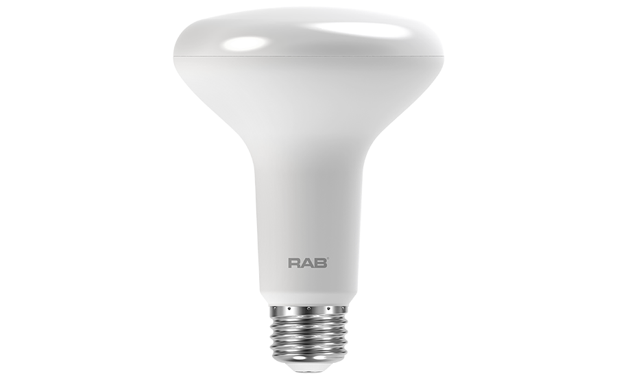 Rab BR30-10-930-DIM 10 watt BR30 LED Reflector Lamp, Medium (E26) Base, 3000K, 700 lumens, 25,000hr life, 120 Volt, Dimming