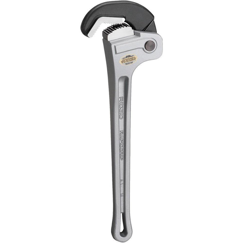 Ridgid 12693 RapidGrip Pipe Wrench: 2" Max, 14" OAL, Aluminum - Lighting Supply Guy