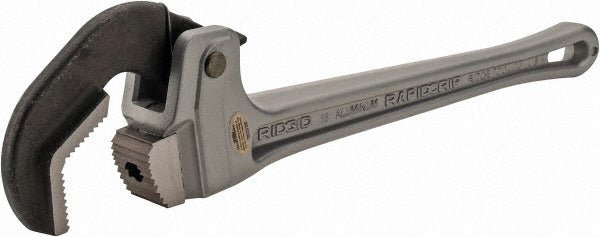 Ridgid 12698 RapidGrip Pipe Wrench: 3" Max, 18" OAL, Aluminum - Lighting Supply Guy