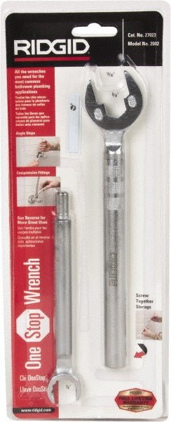 Ridgid 27023 All Purpose Specialty Pipe Wrench: 10" OAL, Steel - Lighting Supply Guy