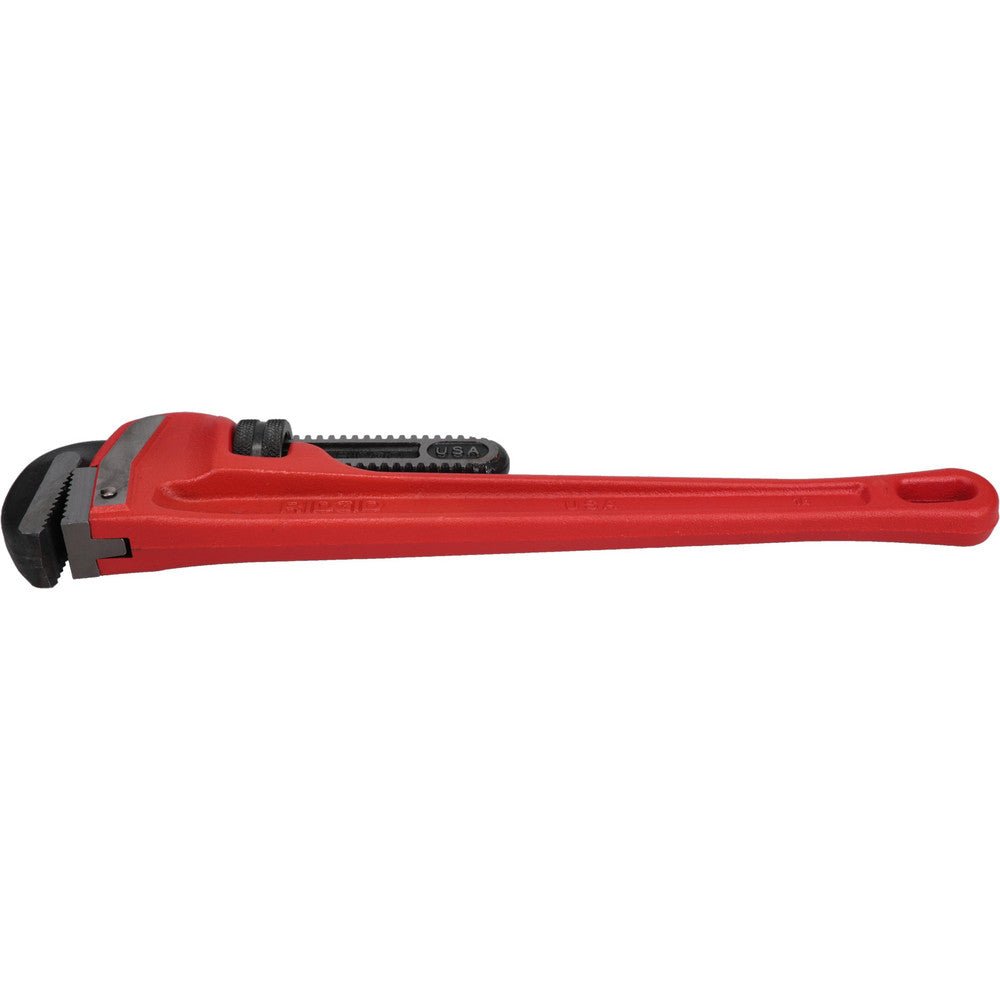Ridgid 31025 Straight Pipe Wrench: 2 - 1/2" Max, 18" OAL, Cast Iron - Lighting Supply Guy