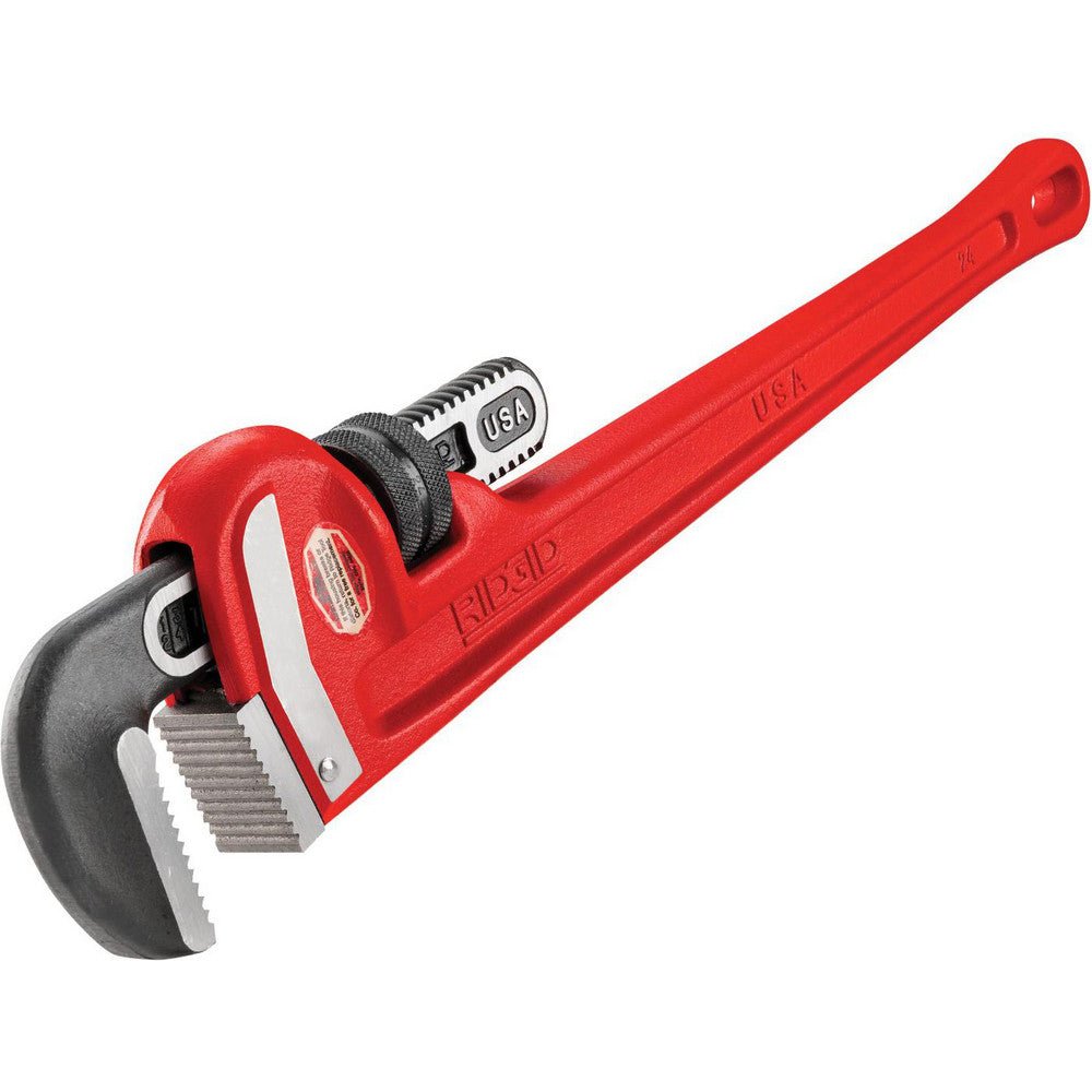 Ridgid 31030 Straight Pipe Wrench: 3" Max, 24" OAL, Cast Iron - Lighting Supply Guy
