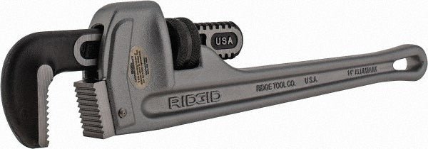 Ridgid 31095 Straight Pipe Wrench: 2" Max, 14" OAL, Aluminum - Lighting Supply Guy