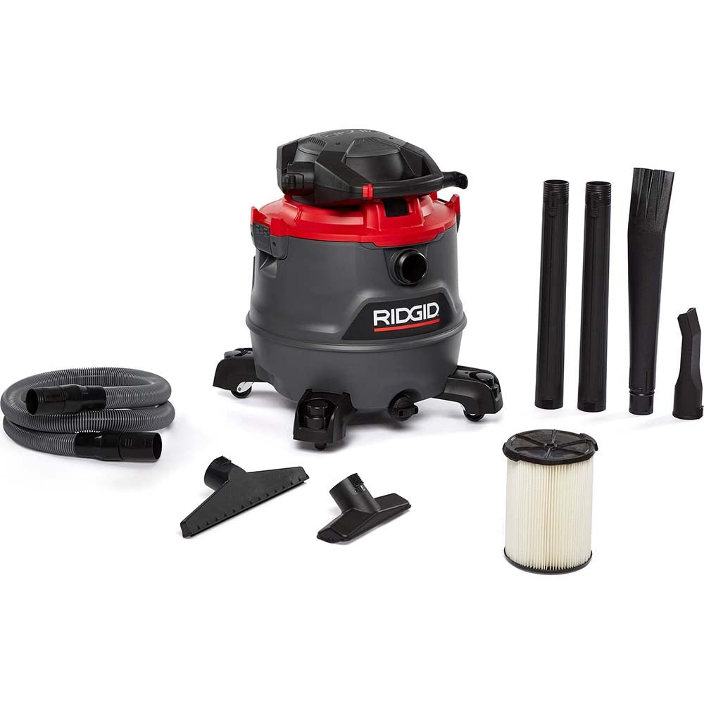 Ridgid 62723 Wet/Dry Vacuum: Electric, 16.0 gal, 6.5 hp, 12 Amp - Lighting Supply Guy