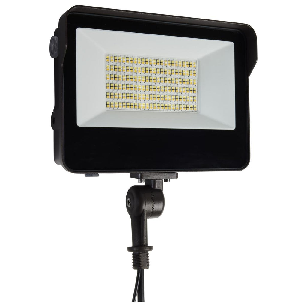 Satco 65 - 542 45/60/80w LED Tempered Glass Flood Light with Bypassable Photocell - Lighting Supply Guy