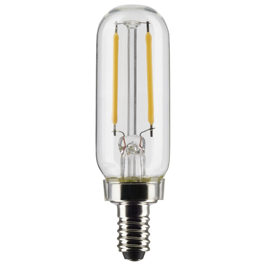Satco S21340 2.8T6/LED/CL/927/120V/E12 2.8 watt T6 LED Tubular Indicator Lamp - Lighting Supply Guy