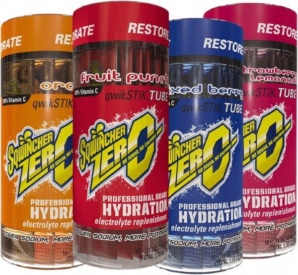 Sqwincher 159060119 Activity Drink: 0.11 oz, Packet, Assorted, Powder, Yields 20 oz - Lighting Supply Guy