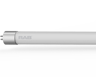 Rab T5HE-13-48G-835-SD-BYP 13 watt T5 LED 4' Linear Tube Lamp, Mini Bi-Pin (G5) Base, 3500K, 1750 lumens, 50,000hr life, 120-277 Volt