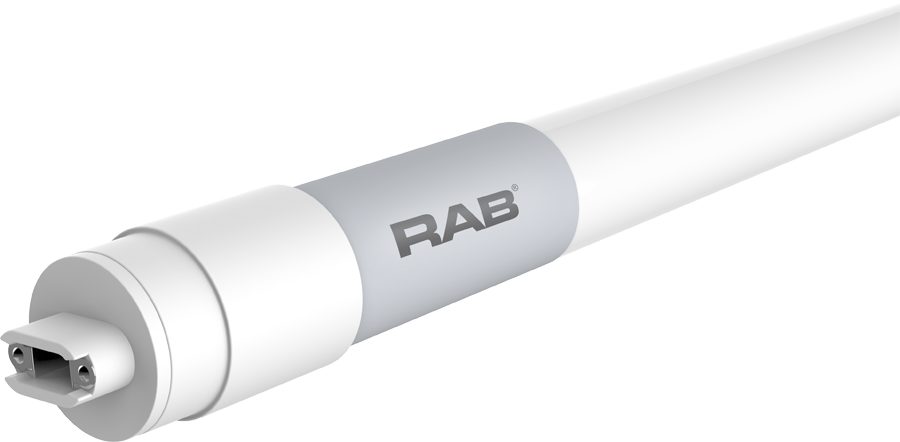 Rab T8-43-96G-R17d-835-DE-BYP 43W R17d 3500K 5000LM LED TUBE T8 GLASS 8ft TYPE B Lamp. Sold online in cases of 10