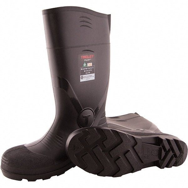 Tingley 31341.13 Work Boot: Size 13, Polyvinylchloride, Steel Toe, Knee Boot - Lighting Supply Guy
