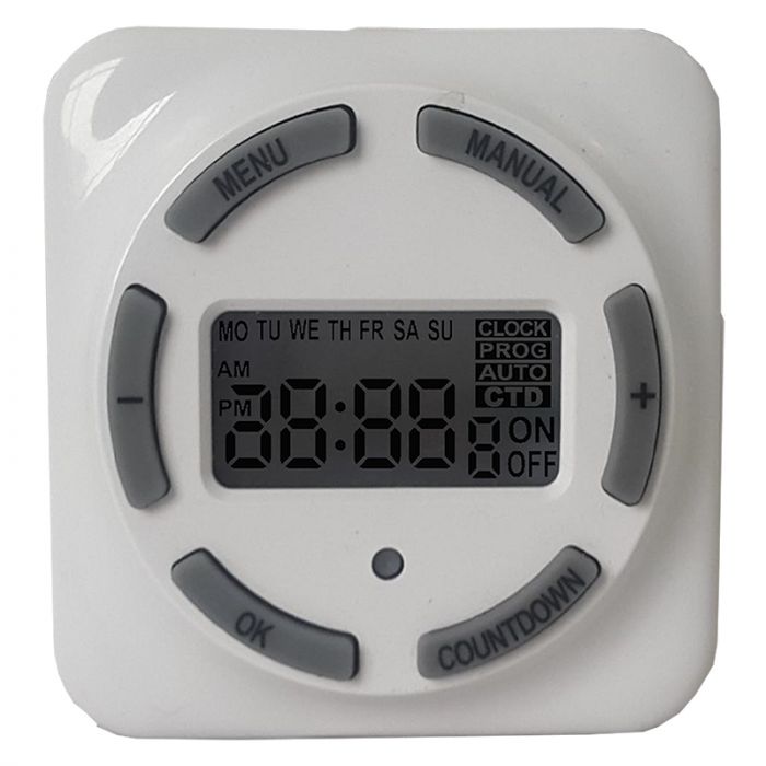 Westgate TR-DTMR 7-Day 3-Prong Digital Plug-In Timer