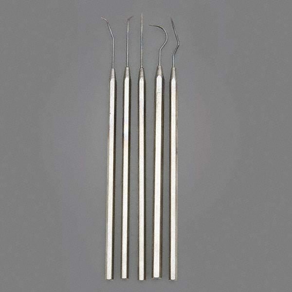 Ullman Devices MP - 6 Scriber & Probe Sets; Set Type: Hook & Pick Scriber Set ; Number Of Pieces: 5 ; Length (Inch): 5 - 9/16 in ; UNSPSC Code: 27112300 - Lighting Supply Guy