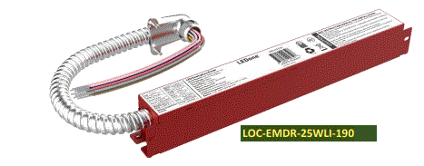 Lighting Supply Guy LED ONE Corporation LOC-EMDR-25WLI-190, 25W Emergency LED Driver