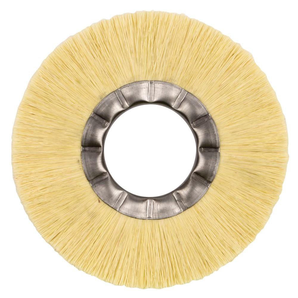 Weiler 20180 Wheel Brush: 6" Wheel Dia, 5/8" Face Width, Crimped - Lighting Supply Guy