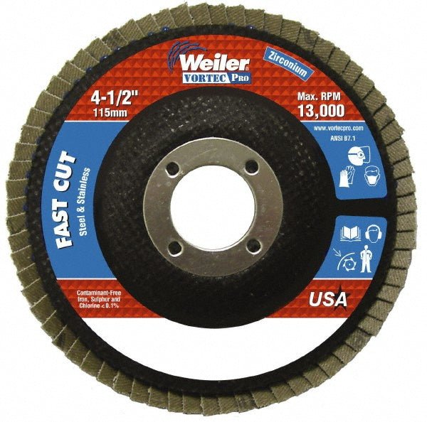 Weiler 31343 Flap Disc: - Lighting Supply Guy