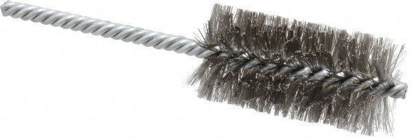 Weiler 98377 Power Tube Brush: Helical, Stainless Steel - Lighting Supply Guy