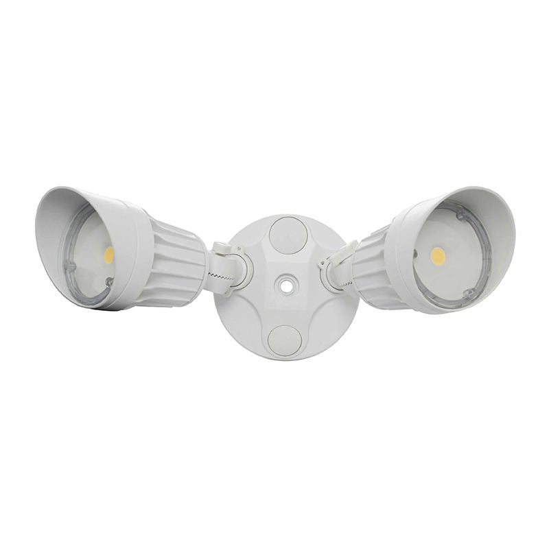 Westgate SL - 20W - MCT - WH - D 2 - Head 20 watt Security Light Fixture - Lighting Supply Guy