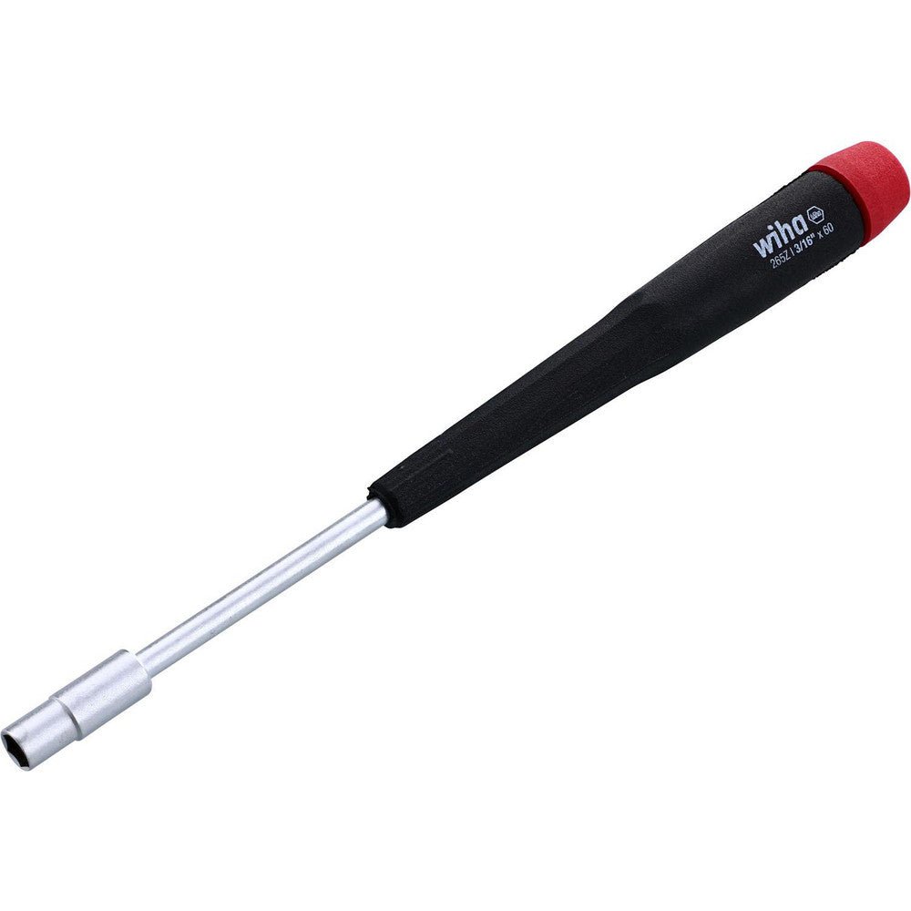 Wiha 26547 Nut Drivers; Tool Type: Precision Nutdriver ; Size (Decimal Inch): 3/16 ; Shaft Type: Solid Shaft ; Shaft Length: 2.3622 ; Overall Length (Inch): 6 ; Handle Type: Contoured - Lighting Supply Guy