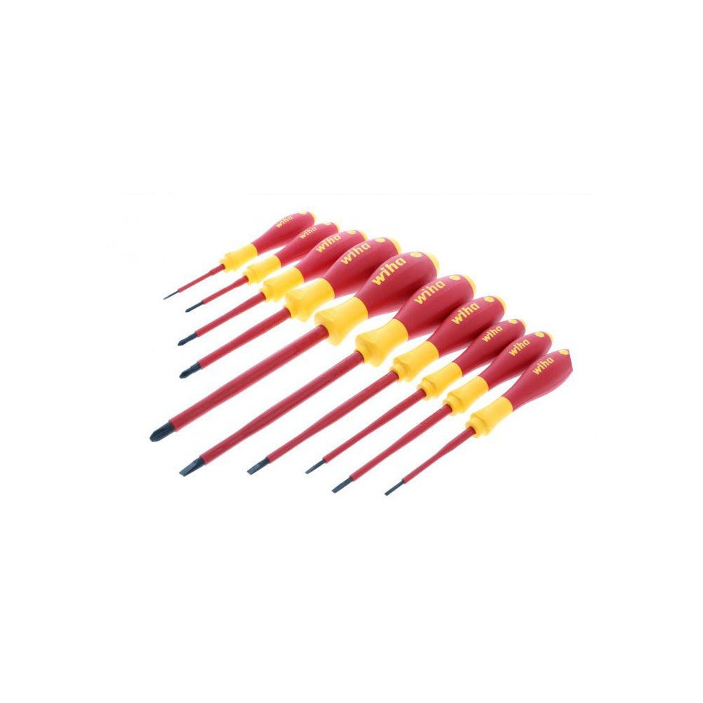 Wiha 32093 Screwdriver Set: 10 Pc, Phillips & Slotted - Lighting Supply Guy