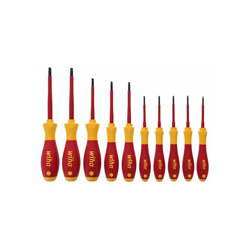 Wiha 32592 10 Piece T6 to T30 Ergonomic Handle Torx Driver Set - Lighting Supply Guy
