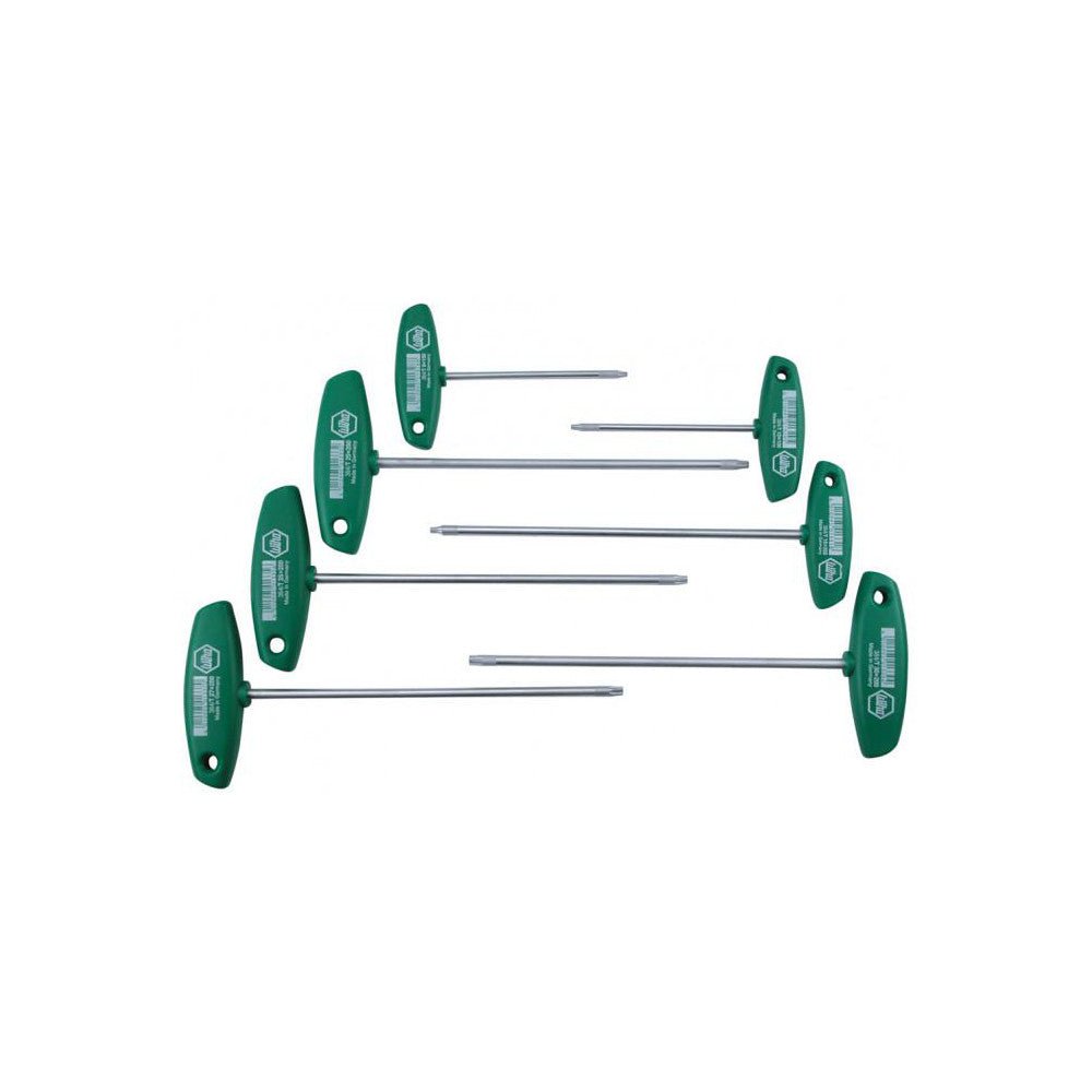 Wiha 36492 Torx Key Set: 7 Pc, T - Handle, T9 to T30 - Lighting Supply Guy