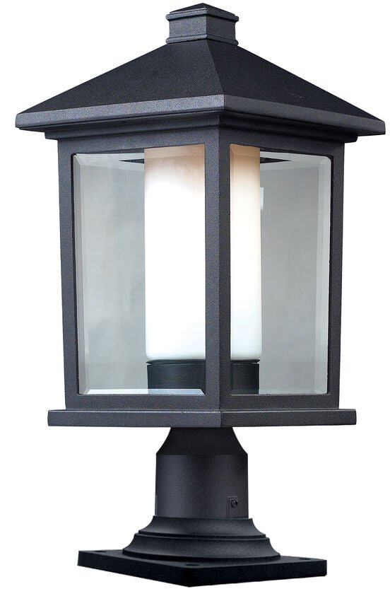 Z - lite 523PHB Mesa Collection Outdoor Post Light Fixture Including Pier Mount - Lighting Supply Guy