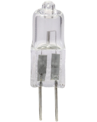 Plusrite 3309 Q20JC/12V/CL/G6.35  Clear 20 watt JC Halogen Lamp, Mini Bi-Pin (G6.35) base, 350 lumens, 2,000hr life, 12 volt