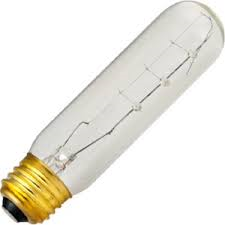 Import 25T10/CL/130V Clear 25 watt T10 Tubular Lamp, Medium (E26) base, 210 lumens, 1,000hr life, 130 volt