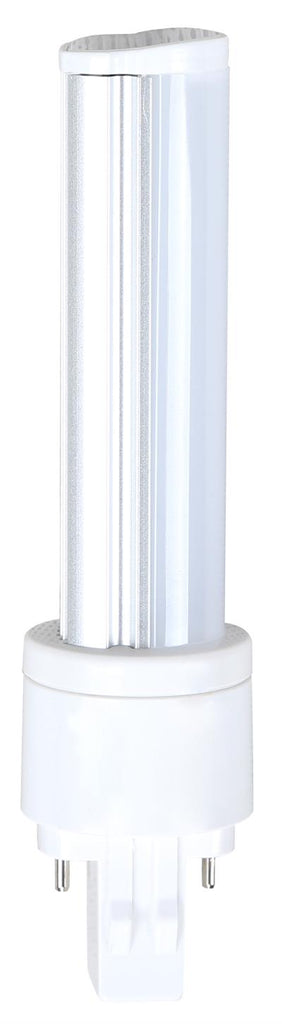 Maxlite 76616  6PLGX23LED27 6 watt PL LED Retrofit Lamp to replace 13W CFL, 2-Pin (GX23) base, 2700K, 500 lumens, 50,000hr life, 120-277 volt, Non-dimmable. Not for sale in California: Not Title 20 Compliant
