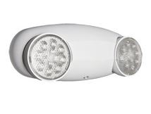 Lithonia ELM-2 2-Round Adjustable Heads LED Emergency Light Fixture, 120/277 volt, White Housing. *Discontinued*