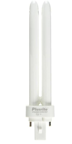 Plusrite 4020 PL13W/2U/2P/841 13 watt Double-Tube Compact Fluorescent Lamp, 2-Pin (GX23-2) base, 4100K, 780 lumens, 10,000hr life