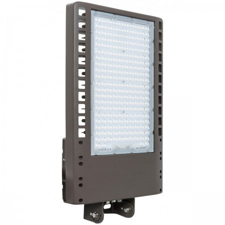 Westgate LF5-380CW-YK 380 watt LED Floodlight Fixture, Yoke Mount, 5000K, 46000 lumens, 70,000hr life, 120-277 volt, Bronze Finish. *Discontinued*