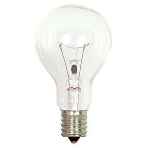 Import 40A15/E17/CL/130V Clear 40 watt A15 Appliance Lamp, Intermediate (E17) base, 400 lumens, 1,500hr life, 130 volt
