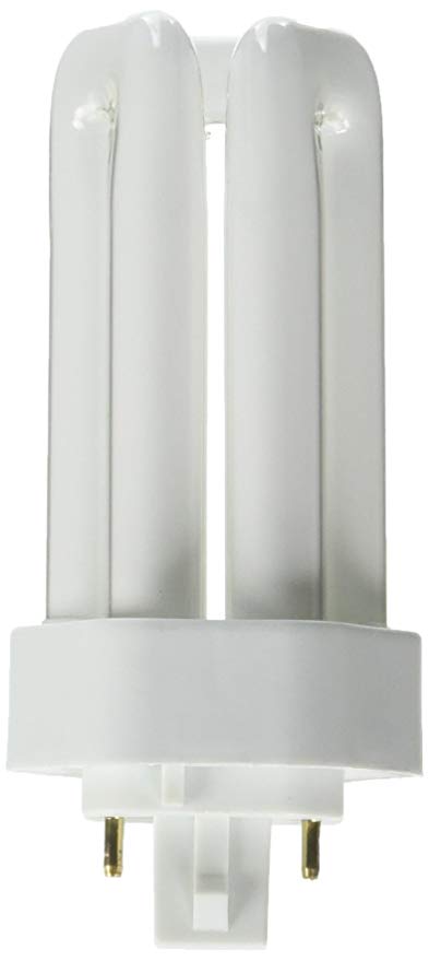 Plusrite 4038 PL18W/3U/4P/841 18 watt Triple-Tube Compact Fluorescent Lamp, 4-Pin (GX24q-2) base, 4100K, 1200 lumens, 10,000hr life