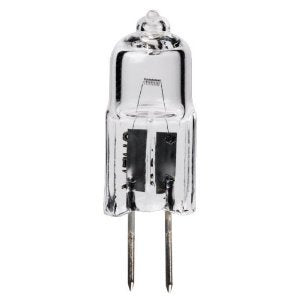 Plusrite 3302 JC20/CL/G4 Clear 20 watt JC Halogen Lamp, Mini Bi-Pin (G4) base, 350 lumens, 2,000hr life, 12 volt
