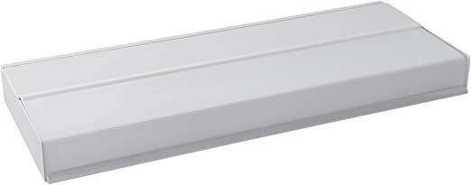 Lithonia UC-12E-120 1-Light Undercabinet Fixture, 1' length, White Acrylic lens, w/out 8W T5 Lamp, 120 volt. *Discontinued*