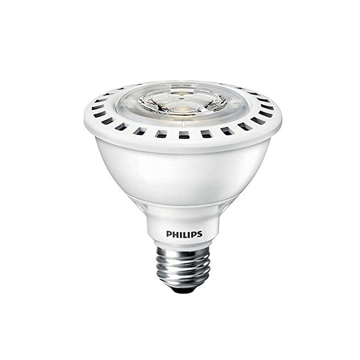 Philips 435347 12PAR30S/F35/4000/DIM/AF/SO 12 watt PAR30 LED Short Neck Flood Lamp, Medium (E26) base, 35° beam angle, 4000K, 950 lumens, 50,000hr life, 120 volt. *Discontinued*