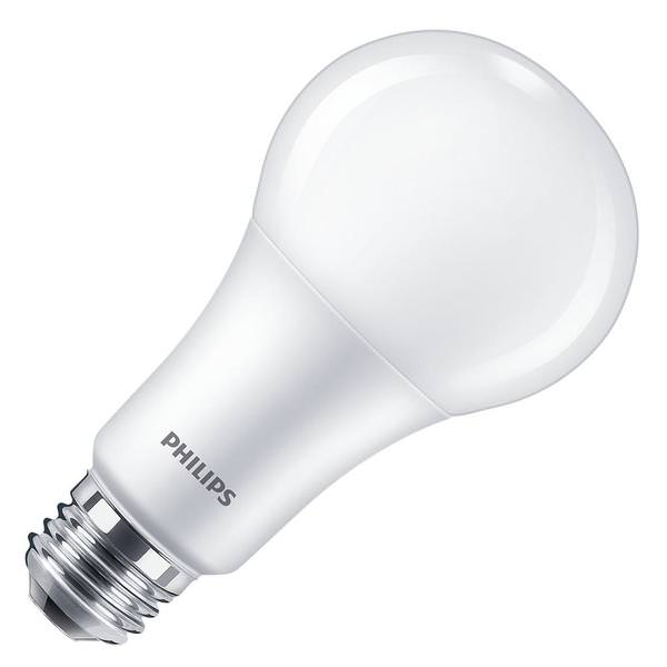 Philips 571521 18.5A21/PER/927/FR/P/E26/3WAY/T20 4/1PF, 18.5W, 2150 lumens, 120V, 90 CRI, 2700K, 15000hrs, Frosted finish, pack of 4