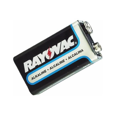 Rayovac A1604 Alkaline Battery, 9 volt