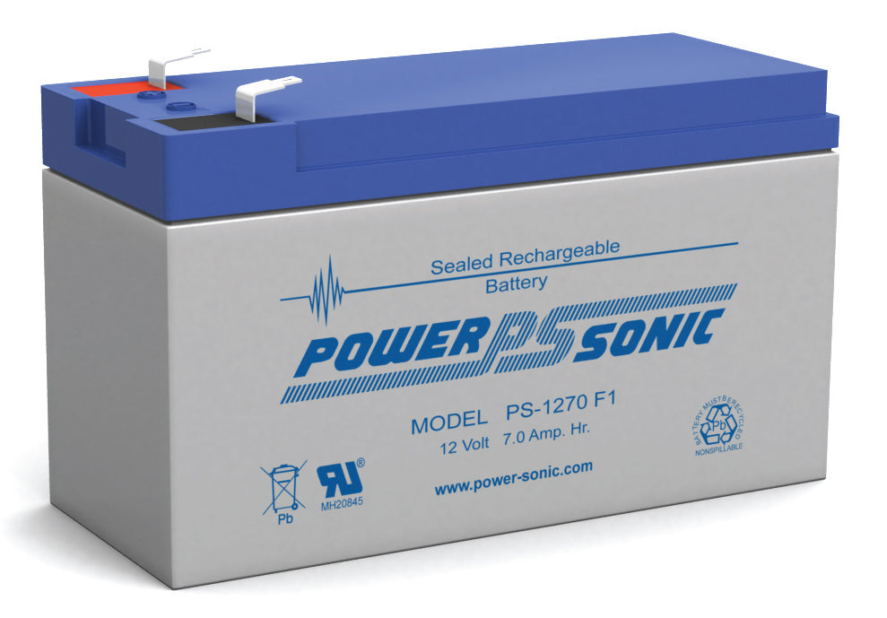 Powersonic PS-1212 Sealed Lead Acid Emergency Battery,  12 volt, 1.40 Amp Hour