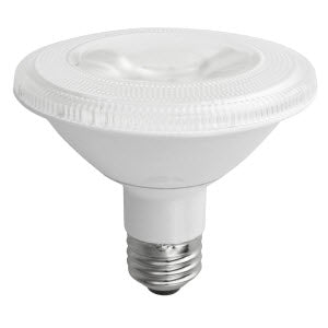 TCP LED12P30SD30KSP95 10 watt LED PAR30S bulb, Medium (E26) bulb, 3000K, 750 lumens, 25,000hr life, 120volt, White Finish, Dimmable