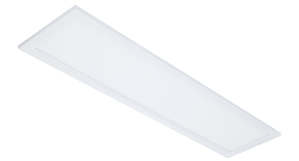 Westgate LPS-1X4-50K-D  40 watt LED 1' X 4' Panel Light Fixture, Surface or Recessed mount, 5000K, 4000 lumens, 50,000hr life, 120-277 volt, Internal Driver, 0-10V Dimming, White Finish, Damp Location Rated