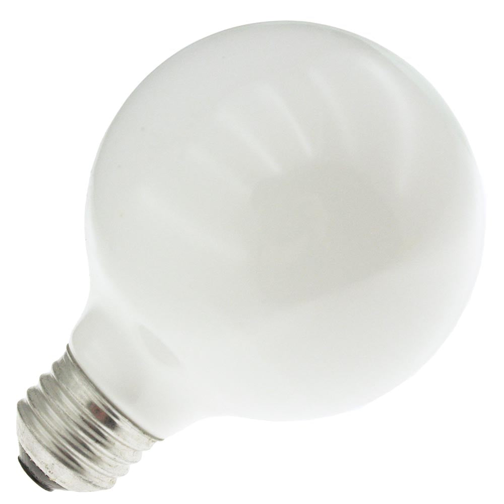 Sylvania 14267 40G25/W 120V White 40 watt G25 Globe Lamp, Medium (E26) base, 280 lumens, 3,500hr life, 120 volt