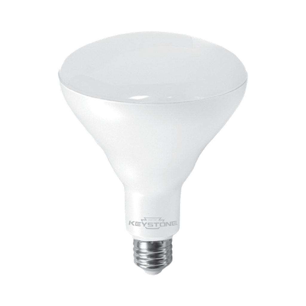 Keystone KT-LED13BR40-940 13 watt BR40 LED Flood Reflector Lamp, Medium (E26) Base, 4000K, 1100 lumens, 90 CRI, 25,000hr life, 120 Volt, Dimming