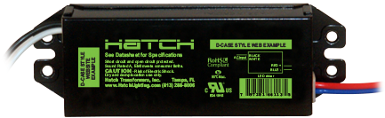 Hatch LC22-0500P-120-D LED DRIVER 22W, 120-277VAC, 500mA, 12V-40VDC, Constant Current, Phase Dimming