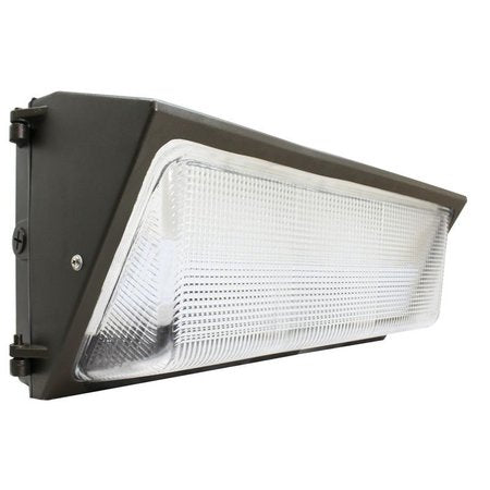 Westgate WML-120NW-LG 120 watt LED Large Wallpack Fixture to replace 320W-400W MH, Prismatic Glass lens, 4000K, 12000 lumens, 70,000hr life, 120-277 volt, Dark Bronze Finish, IP65