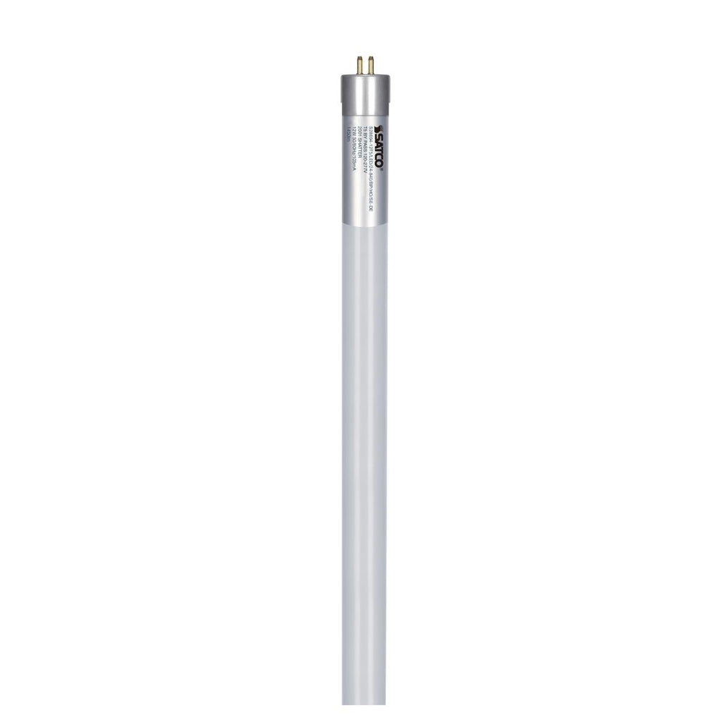 Satco S28694 12T5/LED/24-840/BP/HO/SE-DE 12w LED T5 24" tube bulb, mini bi-pin (G5) base, 4000K, 1450 lumens, 50,000hr life, 120-277 volt, Ballast Bypass, Single or Double Ended Wiring, Non-Dimming