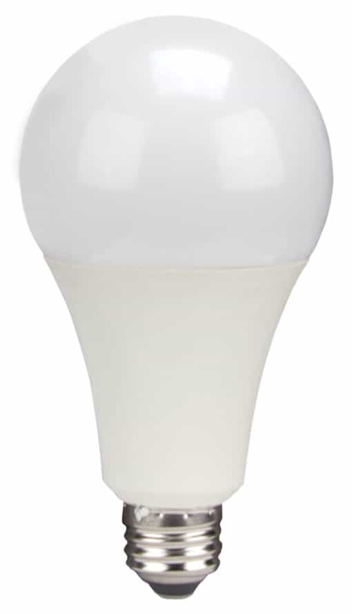 TCP L125A23N25UNV40K 18 watt A23 LED Light Bulb, Medium (E26) Base, 4000K, 2100 lumens, 25,000hr life, 120-277 Volt, Non-Dimmable